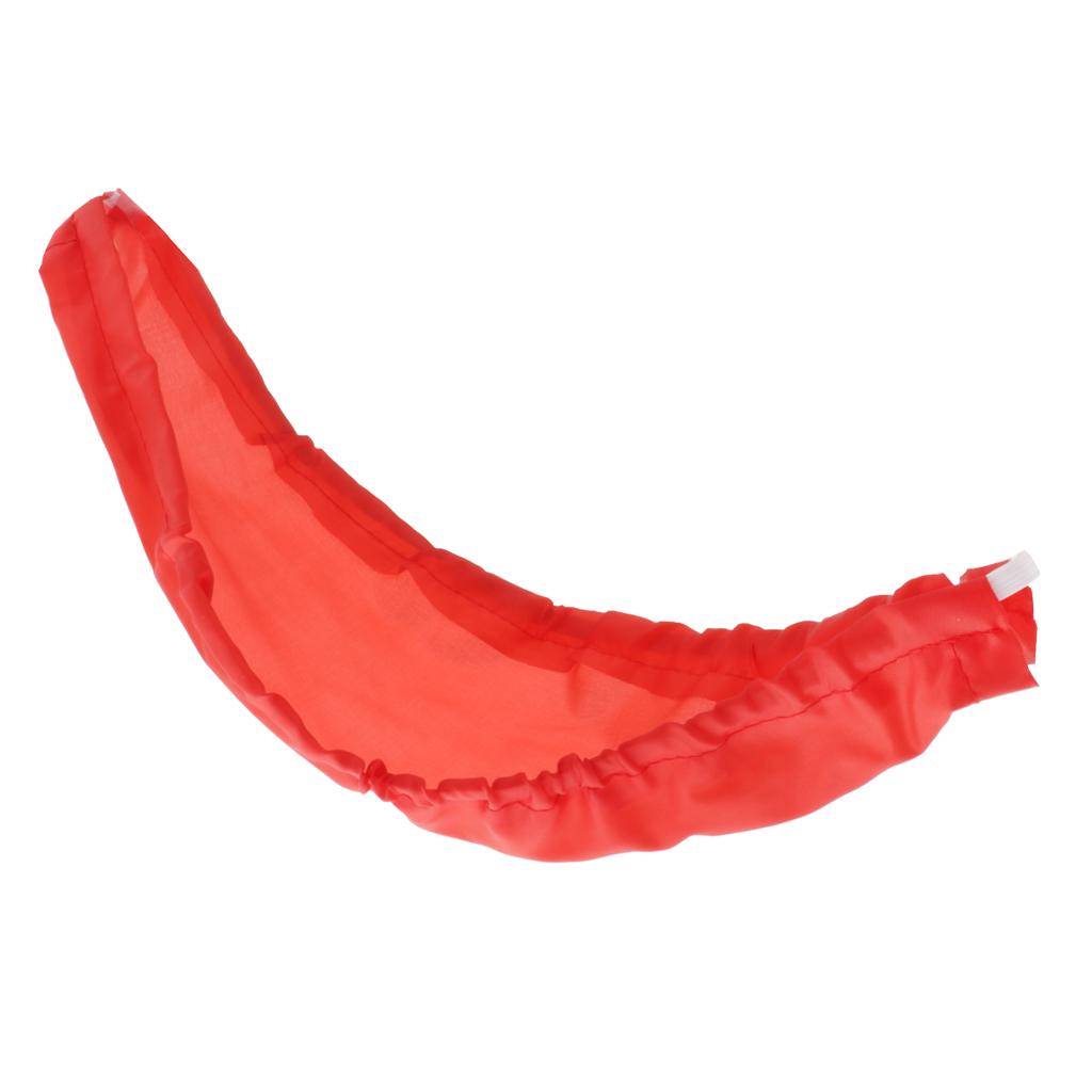 Polyester Men's Beard Mustache Cover Guard for Serving Kitchen Red