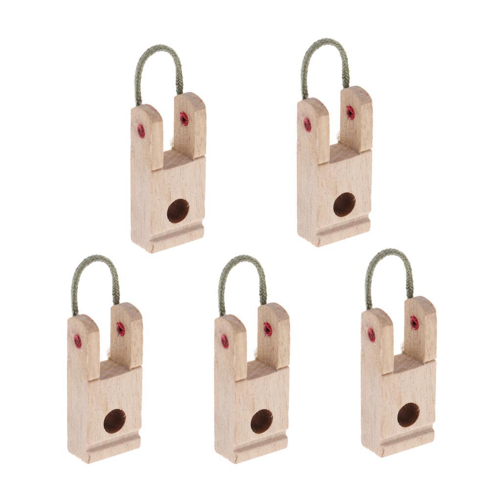 5 Pieces Wooden Piano Hammer Butt Plates/Flanges for Upright/Vertical Piano Parts