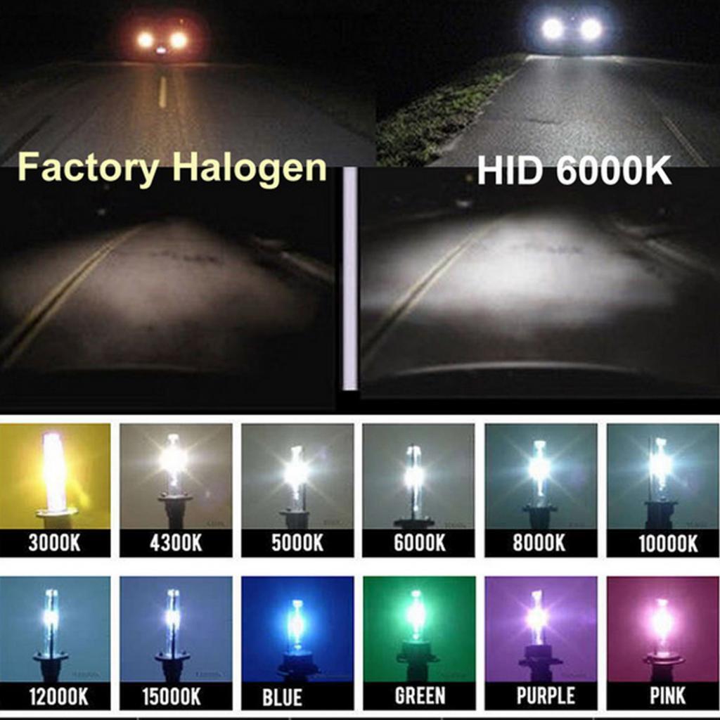 55W H15 HID 6000K Xenon Halogen Headlight Bulb Lights Headlight Lighting Dustproof Shock Resistance