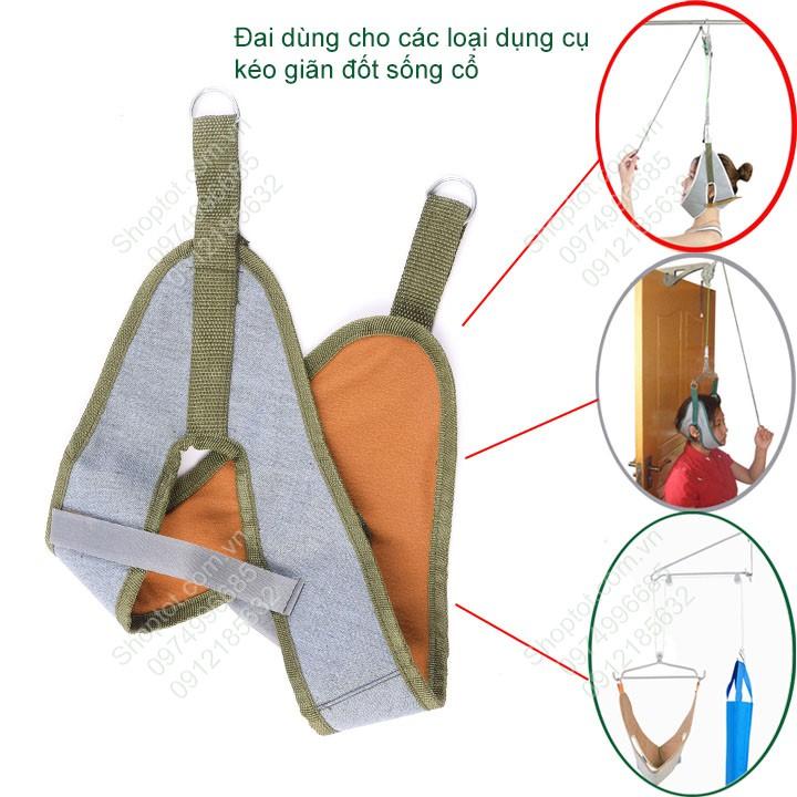 Đai dù cho dụng cụ kéo giãn đốt sống cổ, vật liệu vải dù DAIKC01
