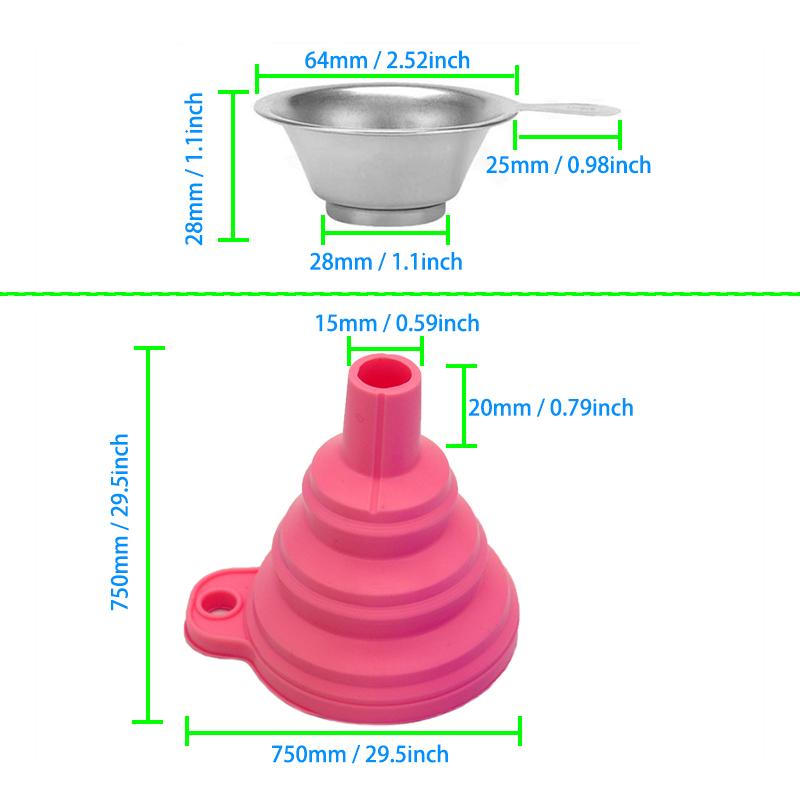 1Set chất lượng cao kim loại lọc nhựa UV Cup Silicon Phễu dùng cho AnyCubic Photon SLA DLP Máy in 3D