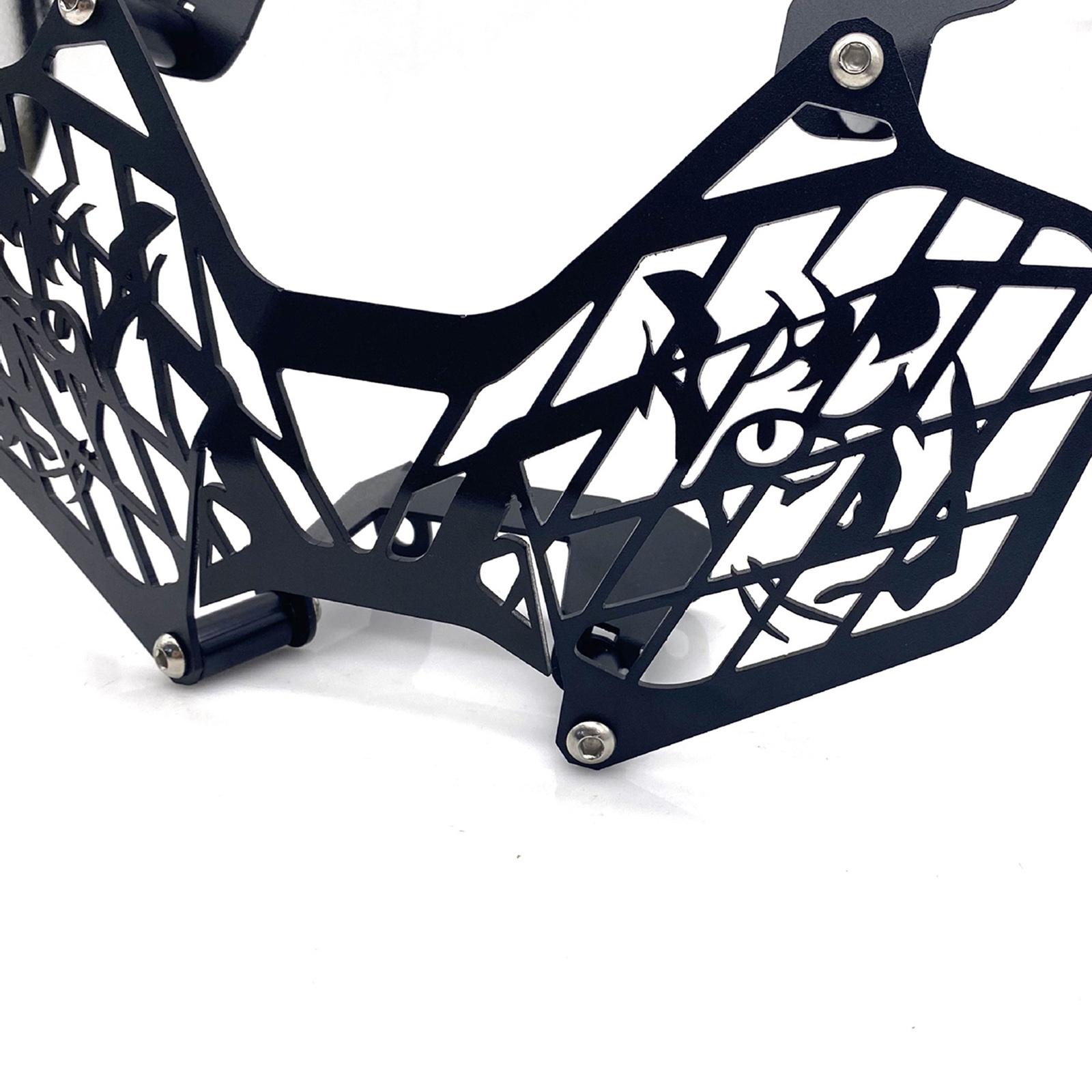 Motorcycle Headlight Cover Guard Grille Cover Stainless Steel Light Bracket Fit for Triumph Tiger 900/Rally/Rally Pro/GT/GT PRO