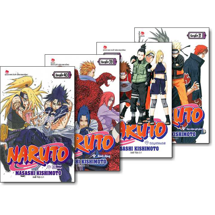 Combo 10 Cuốn: Naruto Tập 31 - 40