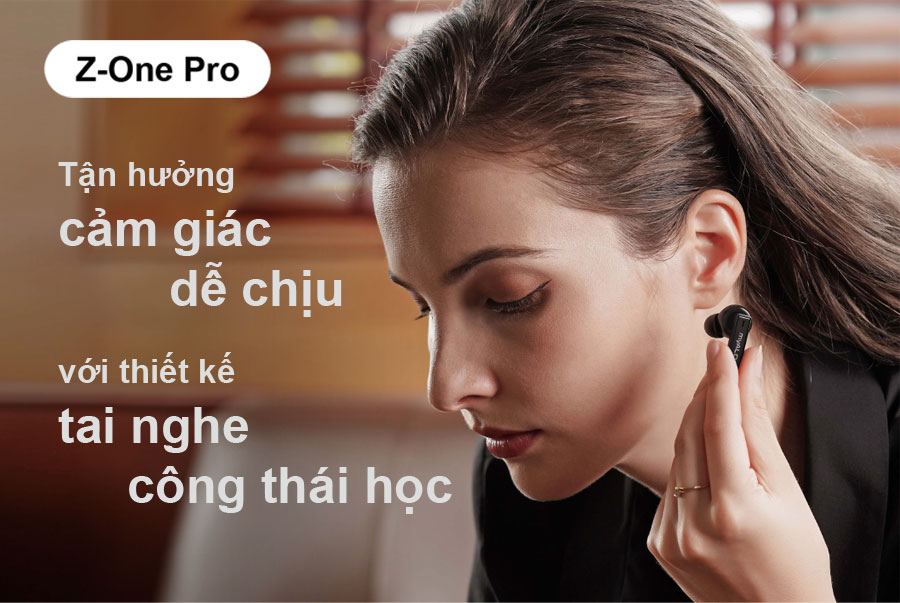 Tai nghe không dây myALO Z-One Pro: tai nghe Bluetooth 5.3; chống nước; pin 40H; điều khiển cảm ứng, thiết kế công thái học, vỏ hợp kim đúc nguyên khối