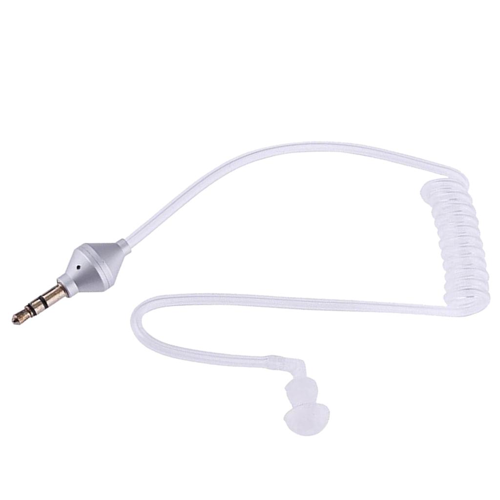 Monaural 3.5mm Headphone Air Tube Anti-radiation Earphone Stereo Headset