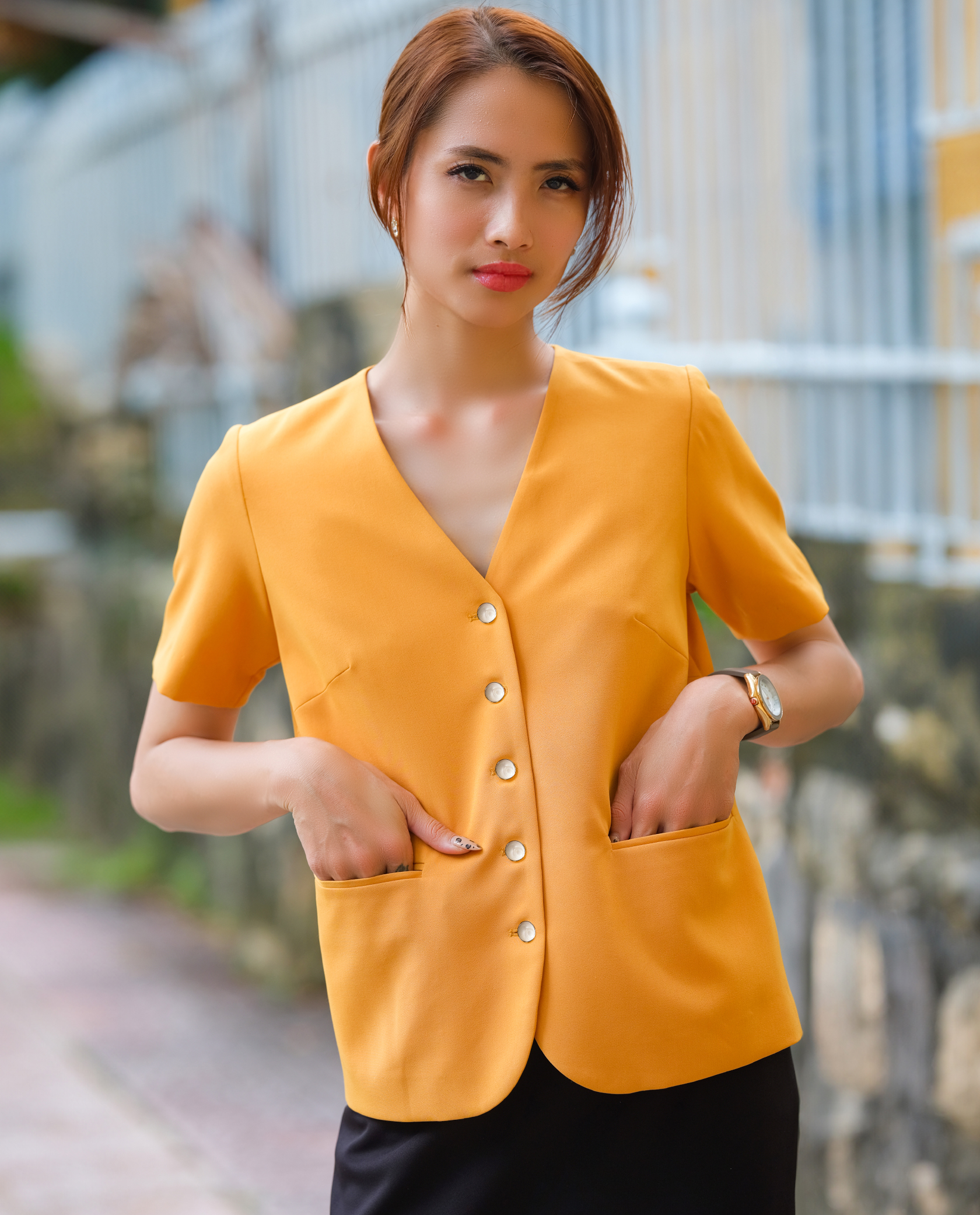 Áo Khoác Jacket Hoàng TOP167 thời trang thiết kế Hity