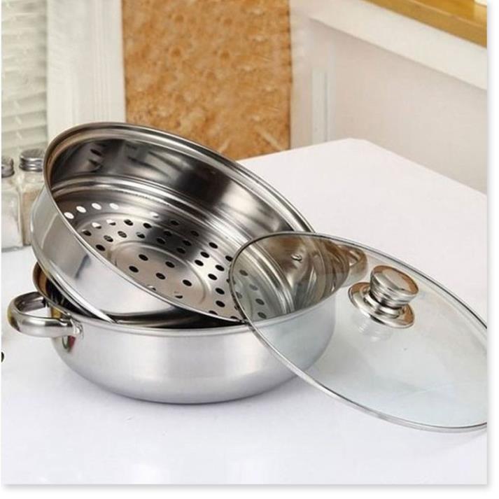 Nồi hấp inox 2 tầng POT size 28cm