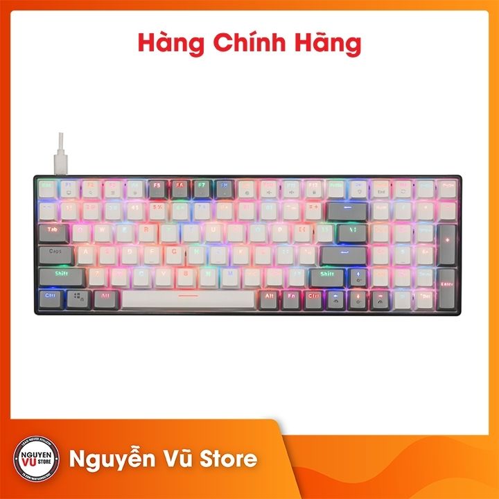 Bàn Phím Chơi Game Cơ E-Dra EK396 ( PBT Xuyên Led ) - Hàng Chính Hãng