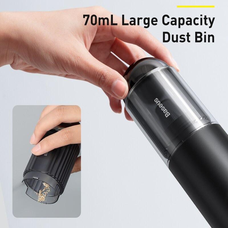 Máy hút bụi pin sạc cầm tay Baseus A3 Car Vacuum Cleaner (15000pa, 135W, Vacuum Portable Cleaner)