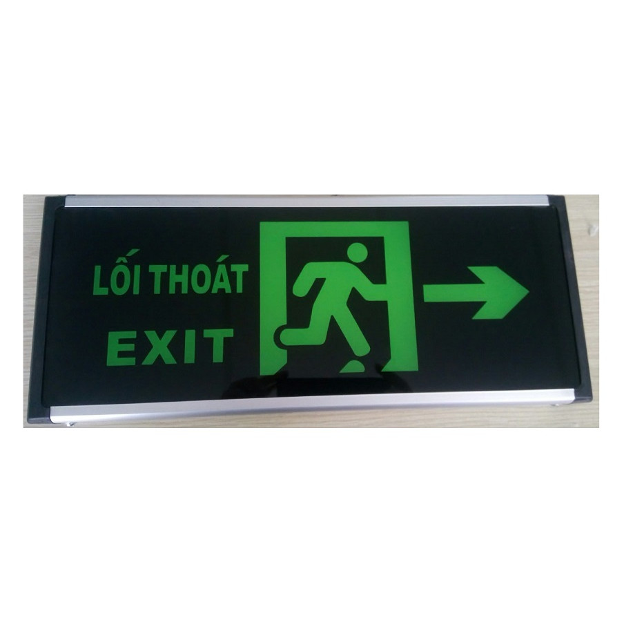 Đèn Exit 2 mặt chỉ hướng 1 chiều CSC06-02