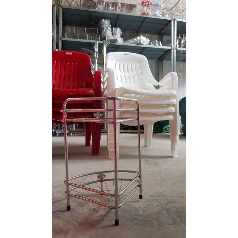 Kệ góc nhà tắm, kệ nhà bếp inox cao cấp hàng chuẩn dày
