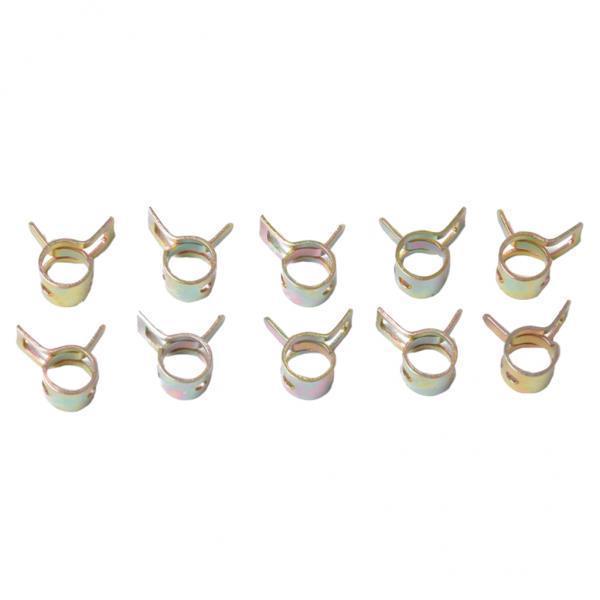 2X 10pcs 18mm  Clip Fuel Line Hose Water Pipe Air Tube Clamp Fastener