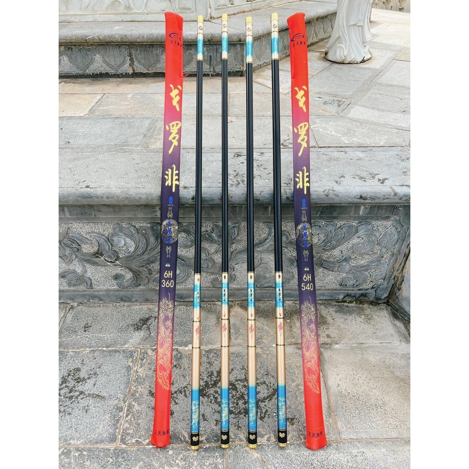 Cần câu tay Cửu Vân Long 6H 19i tải tĩnh 3kg chuyên câu đơn đài chép rô diếc chất lượng giá rẻ AKA FISHING