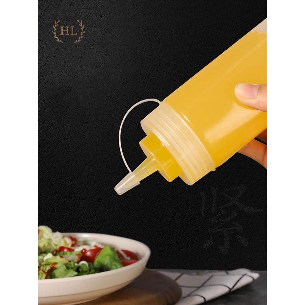 Bình đựng nước sốt 200ml | BÌNH ĐỰNG SỐT 8OZ DUNG TÍCH 200ml CÓ VẠCH DUNG TÍCH DẬP NỔI