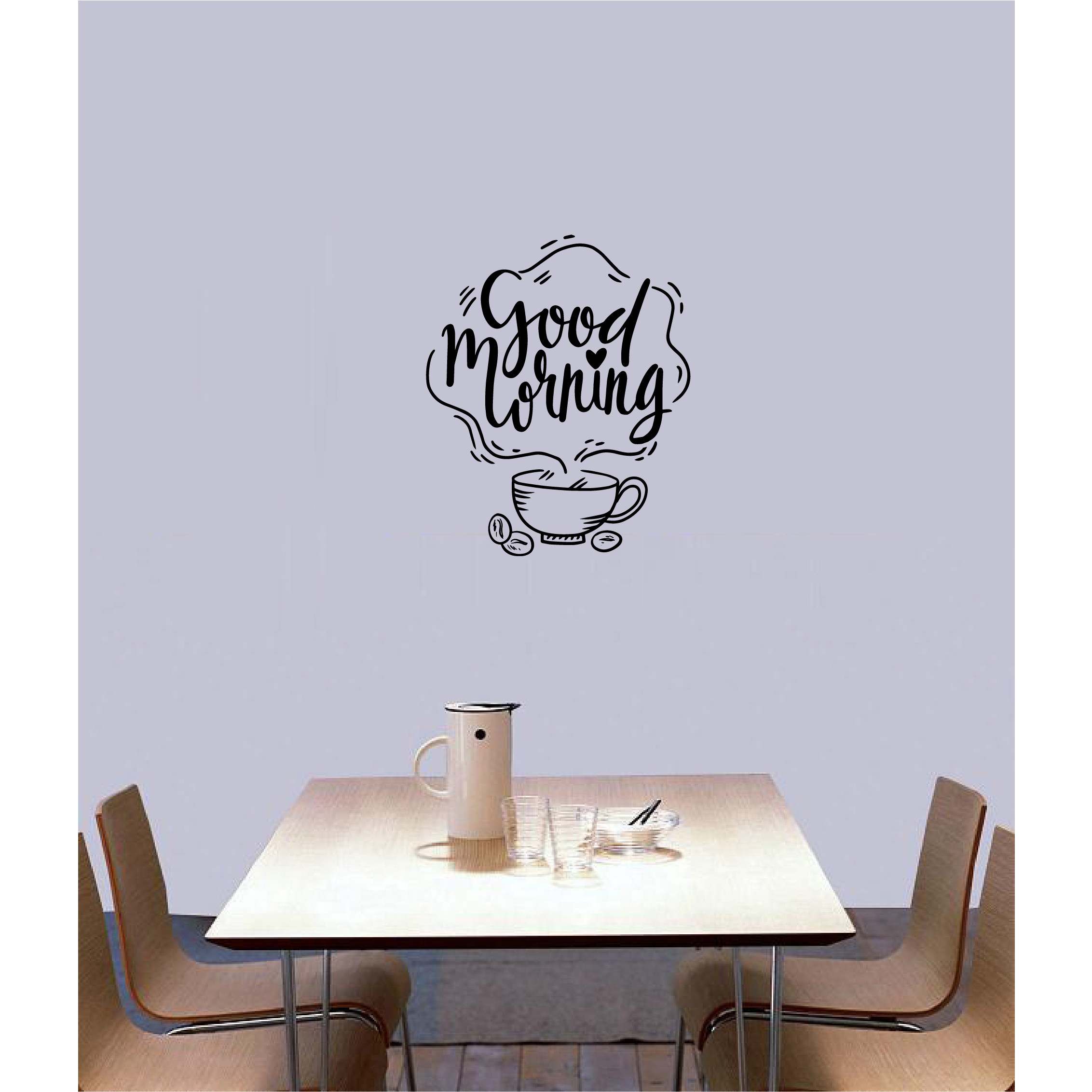 Decal trang trí quán số 2