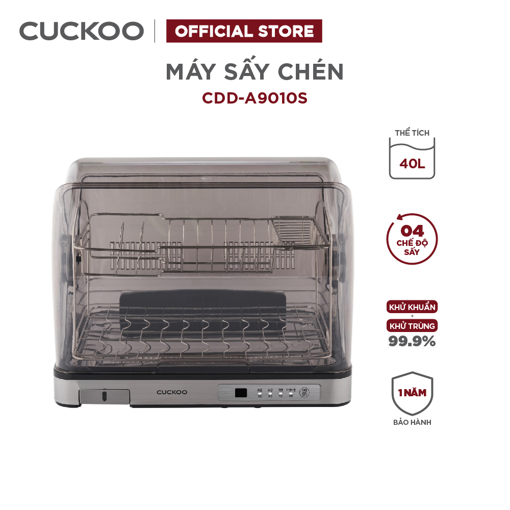 Máy sấy chén Cuckoo 40 lít CDD-A910S - Hàng chính hãng