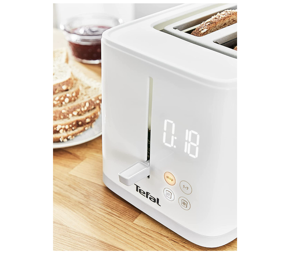 Máy Nướng Bánh Mỳ Sandwich TEFAL TT6931 Toaster Sense, Sản Xuất Tại Pháp, 4 Chương Trình Nướng, 7 Mức Nhiệt Nướng, Công Suất 720W - Hàng Nhập Khẩu Đức