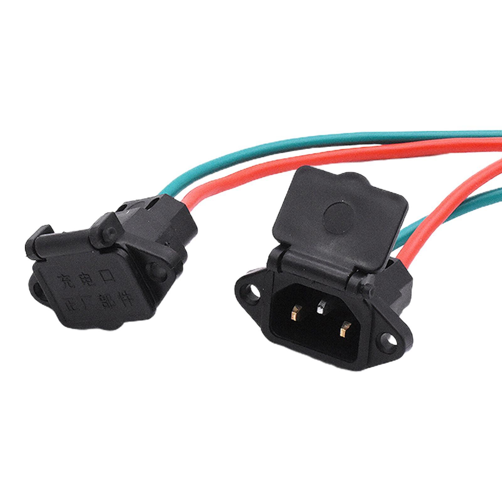 Battery Charging Port Charger Socket Waterproof Spare Parts Durable