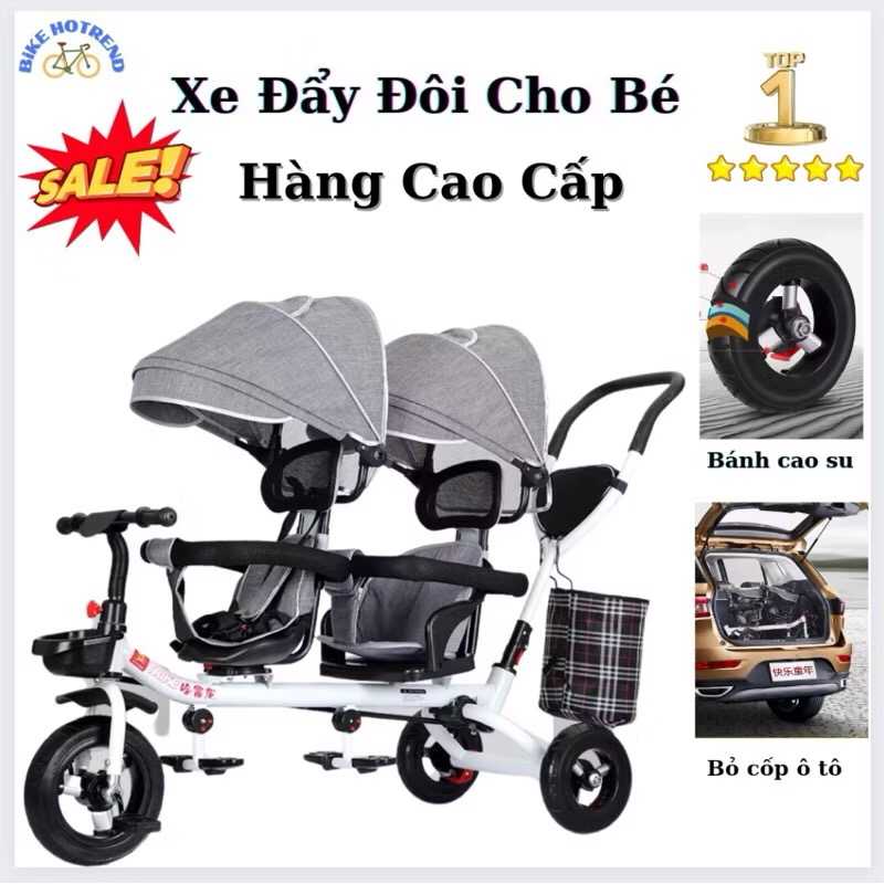 Xe đẩy đôi cho bé