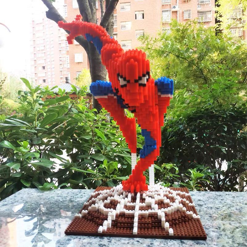 Mô hình diy lắp ghép đồ chơi xếp hình lắp ráp mèo máy siêu to mảnh ghép nano block decor trang trí