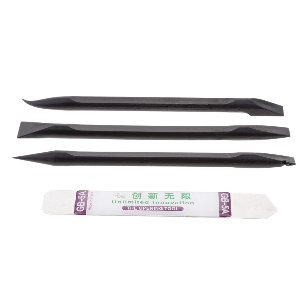 4 in 1 Universal Black Stick Opening Pry Metal Spudger Tool Kit for iPhone iPad HTC Disassemble Kit