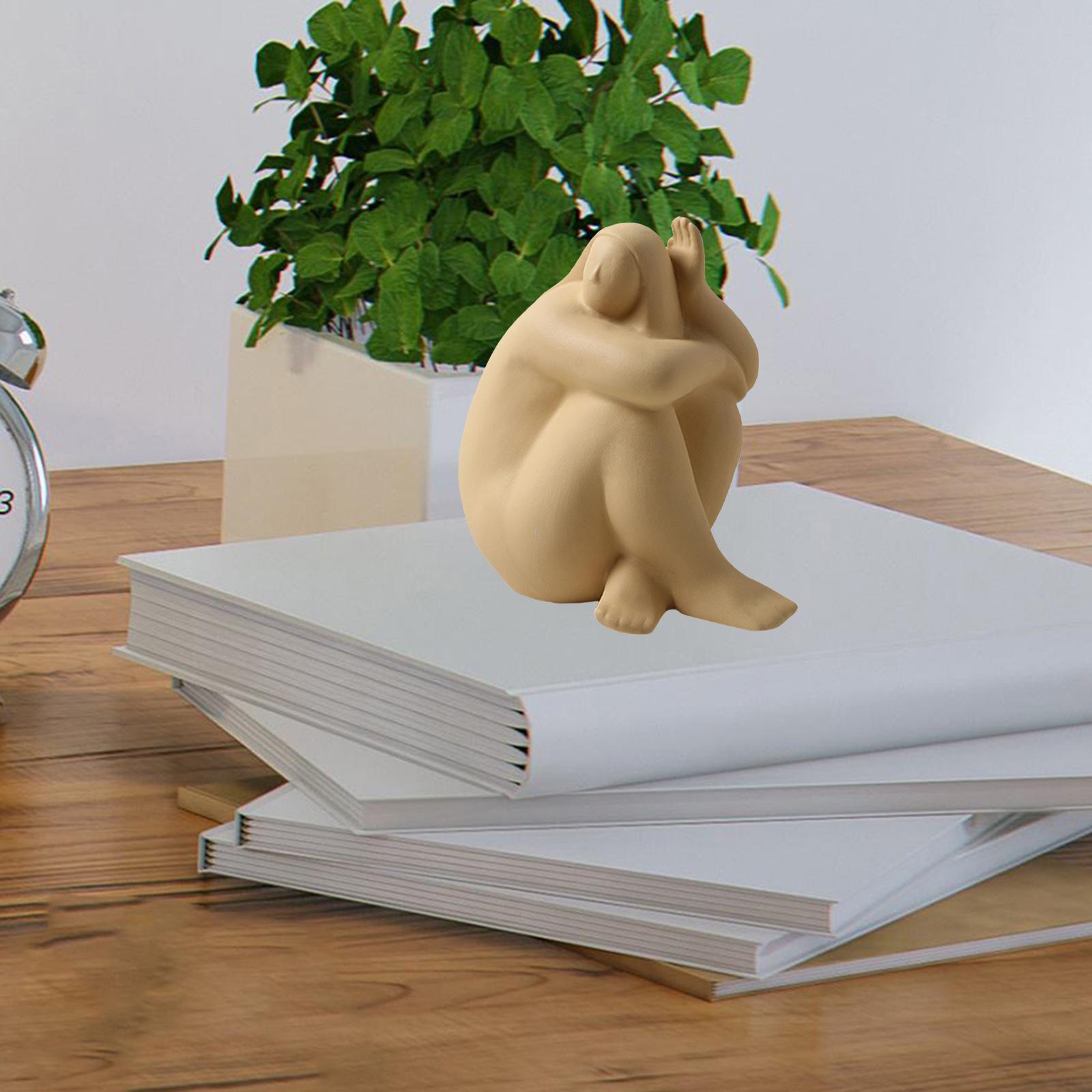 Art Figure Statue Abstract Character Figurine for Tabletop Office Decor