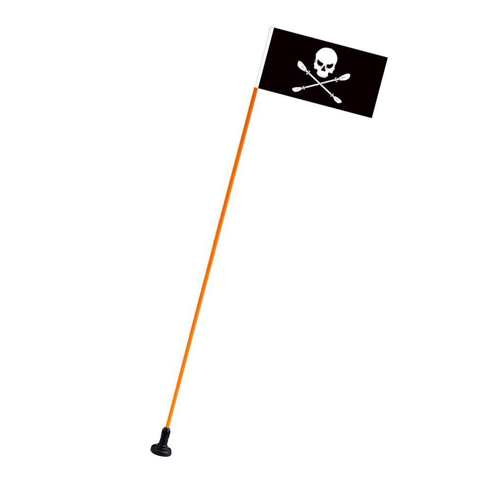 Marine Boat Kayak Safety Flag with Mount and Pole for Kayaking Sailing Fishing