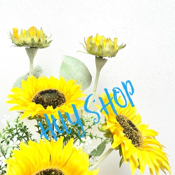 CHẬU HOA HƯỚNG DƯƠNG VẢI CAO CẤP ĐỂ BÀN TRANG TRÍ NHÀ CỬA