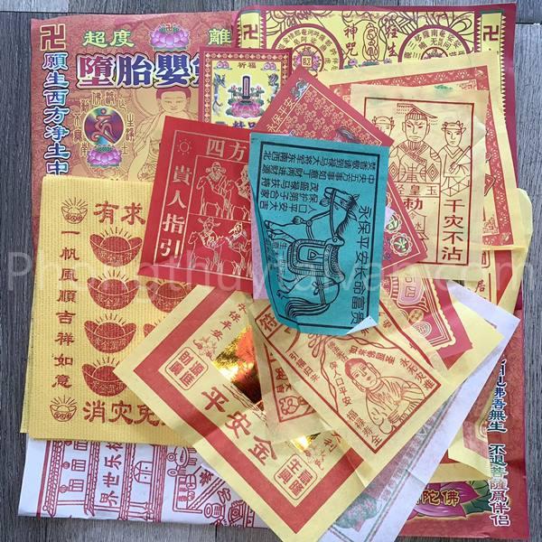 Giấy cúng Vo ng Nhi KÈM văn khấn - Loại đài