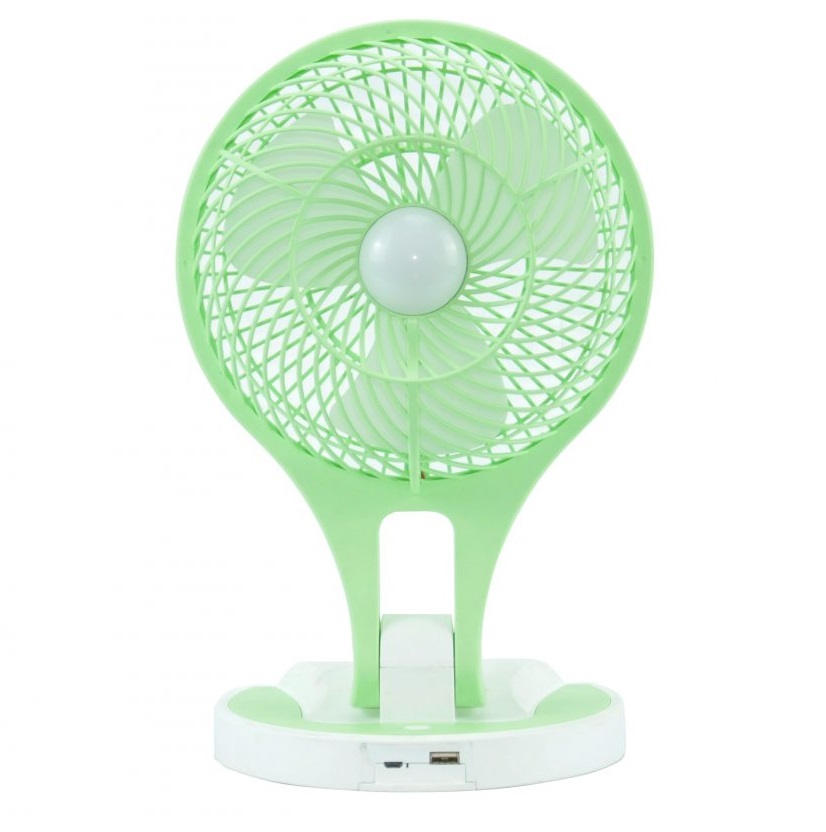 QUẠT SẠC ĐIỆN  MINI FAN ly   CÓ LED PHÁT SÁNG CỰC MÁT GẤP GỌN ĐƯỢC - Quạt sạc điện dự phòng đa năng 2 trong 1 - Quạt và Đèn Led JR-5580 -  Quạt sạc tích điện kèm đèn Led JR-5580 - quat sac dien - quạt mini - quạt  bàn