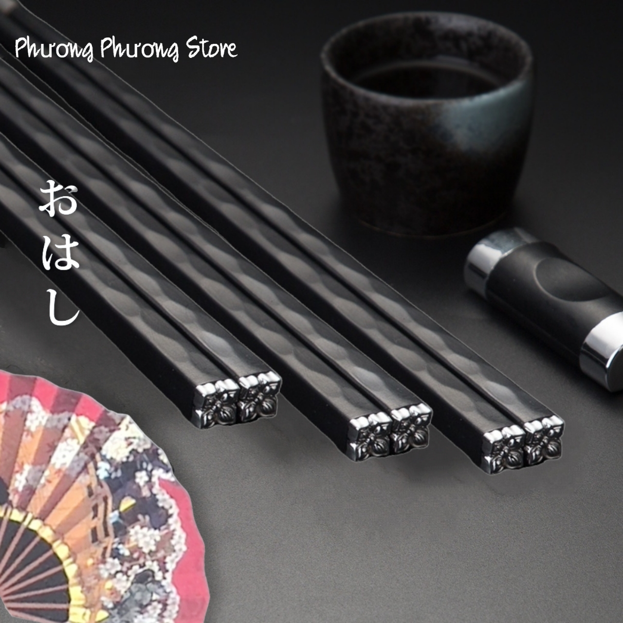 Hộp 10 đôi đũa nhật hoa anh đào JGB4806