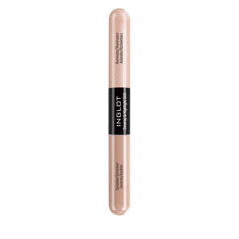 Bút che khuyết điểm và highlight dạng lỏng Inglot Coverup &amp; Highlight DUO (6.6ml)