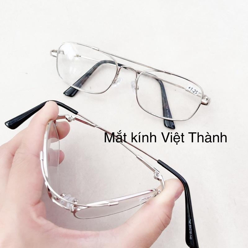 kính lão gọng dẻo có sẵn 0.5-4 độ kính đọc sách xem điện thoại DẺO MÀU đen L13