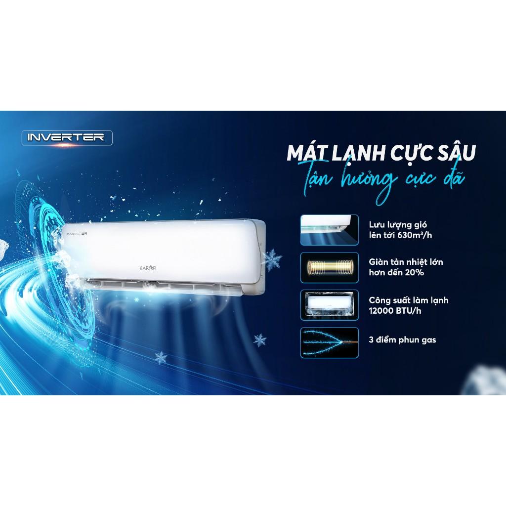 Máy điều hòa treo tường KAROFI KDC-WI12 - Lắp đặt miễn phí toàn quốc - Hàng Chính Hãng