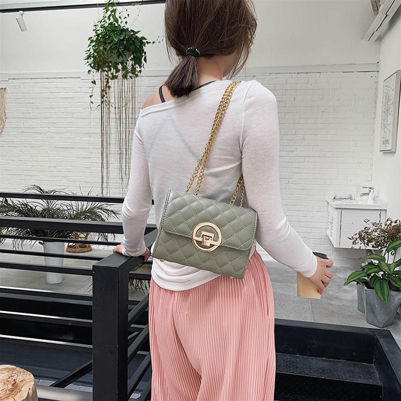 Túi Đeo Vai GaLiCiCi Phối Dây Xích Cho Nữ Thời Trang-Pretty bag store75