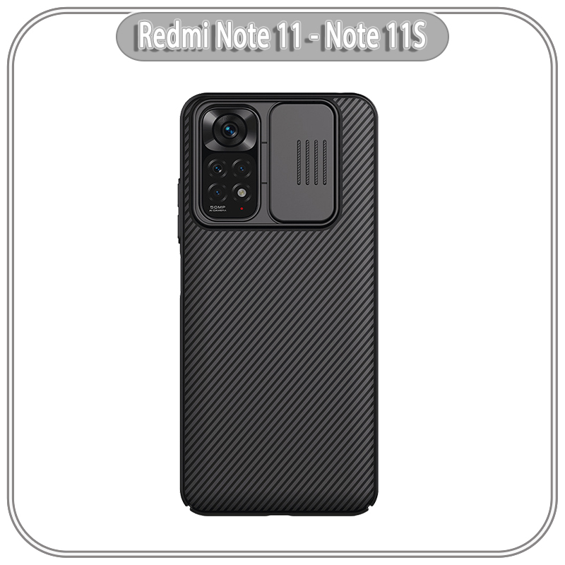 Ốp lưng cho Xiaomi Redmi Note 11 - Note 11S Nillkin CamShield che camera - hàng nhập khẩu