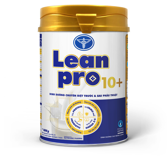 Sữa Leanpro 10+ Dinh dưỡng dành cho bệnh nhân trước, trong và sau quá trình phẫu thuật (400g)