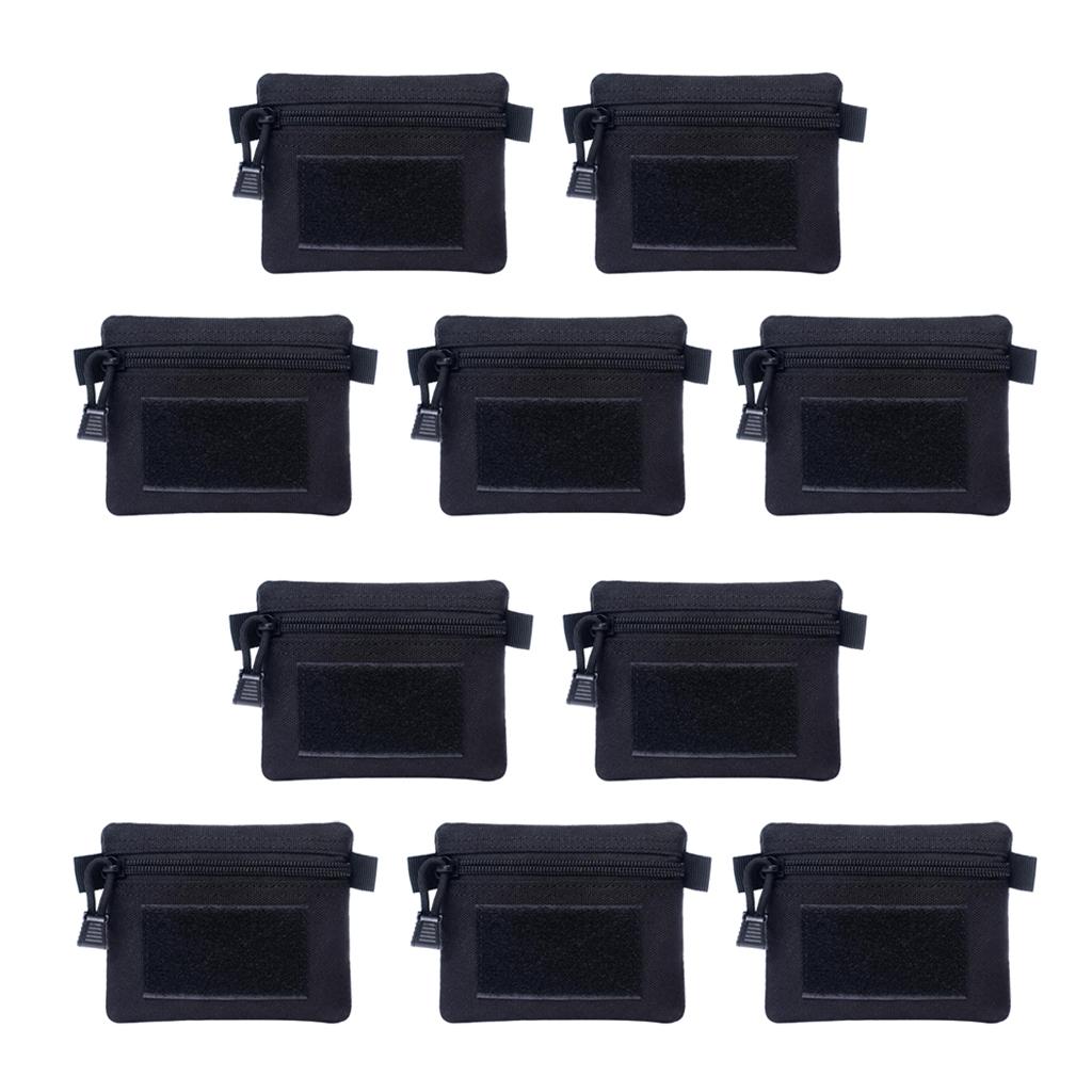 10pcs  Wallet Key Pouch Molle Gadget Pouch Accessory Bags