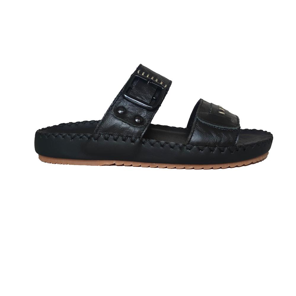 Dép Nam Quai Ngang HÀ NAM Da Bò Thật Cao Cấp DNA2169c