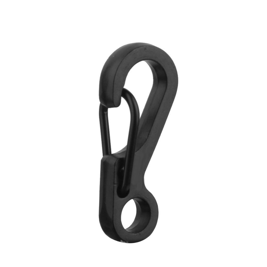 Mini Snap Spring Clip Hook Hang Buckles Carabiner Key Chain Outdoor Survival Tool