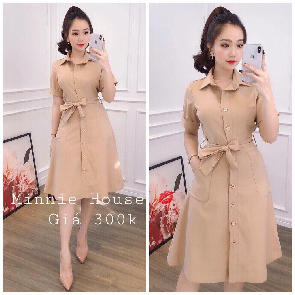 ĐẦM SƠ MI TAY LỠ HÀNG NHẬP QUẢNG CHÂU CAO CẤP