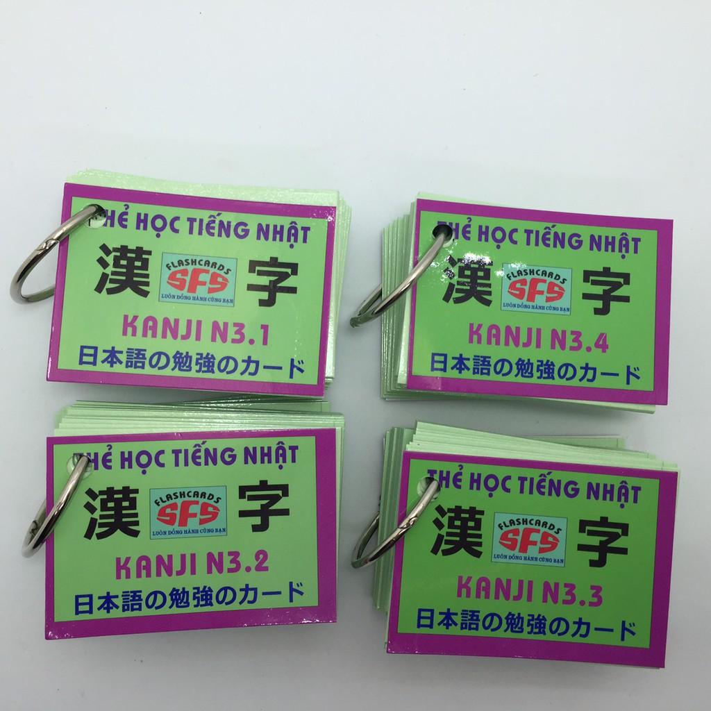 Bộ thẻ học tiếng nhật kanji N3