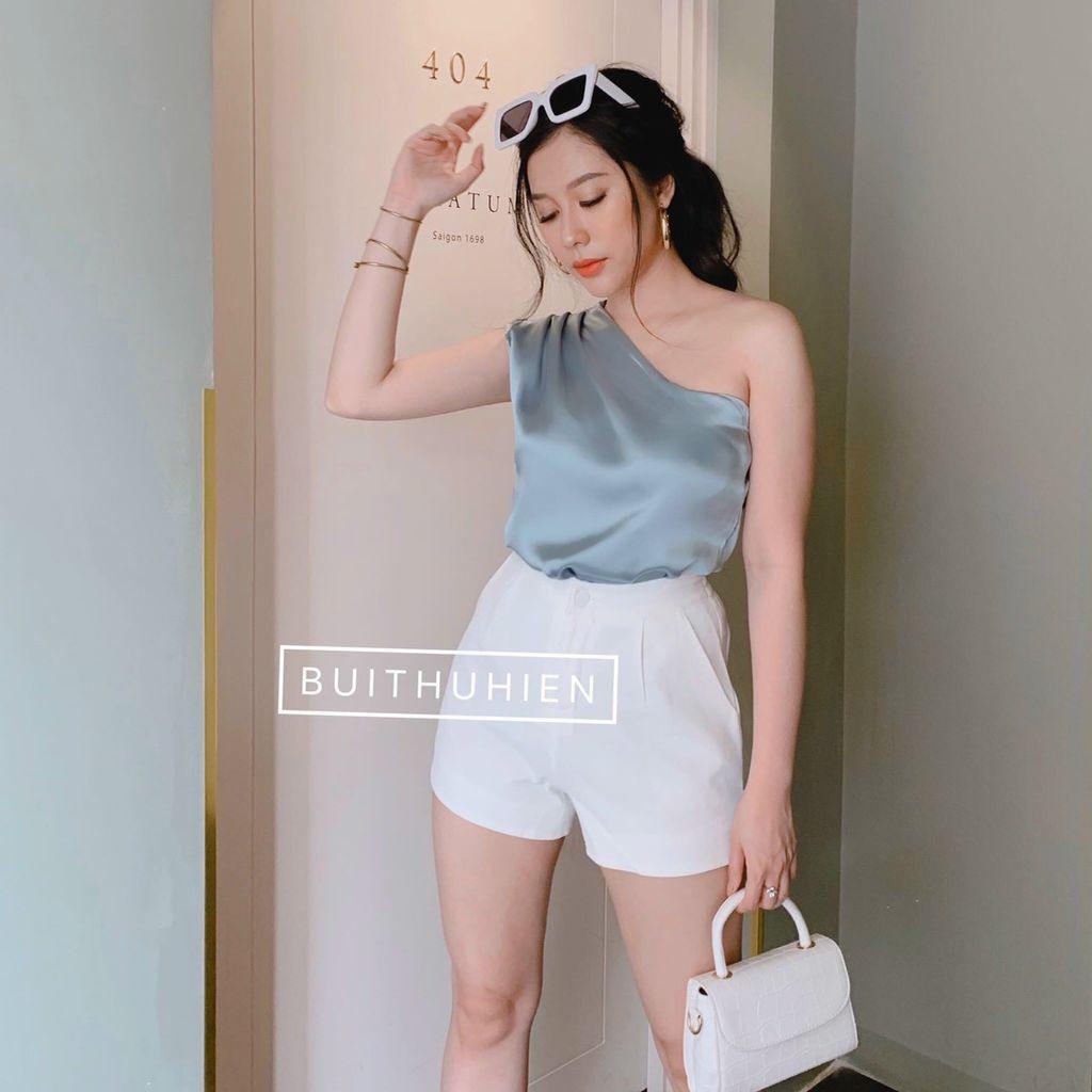 MẪU MỚI UPDATE - ÁO LỆCH VAI - CHẤT : PHI LỤA