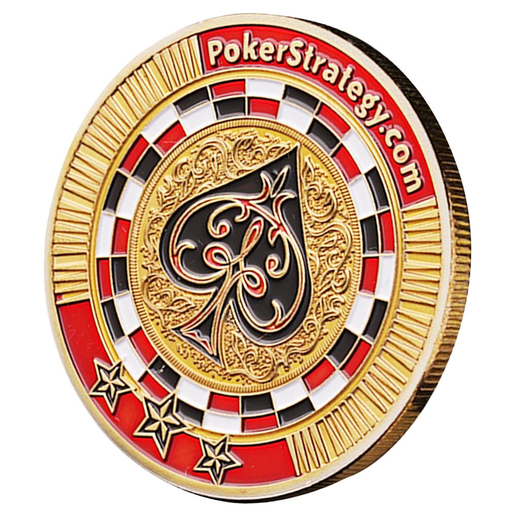 Vàng Tấm Đồng Tiền Kỷ Niệm Câu Lạc Bộ Trò Chơi Poker Chip Sưu Tầm