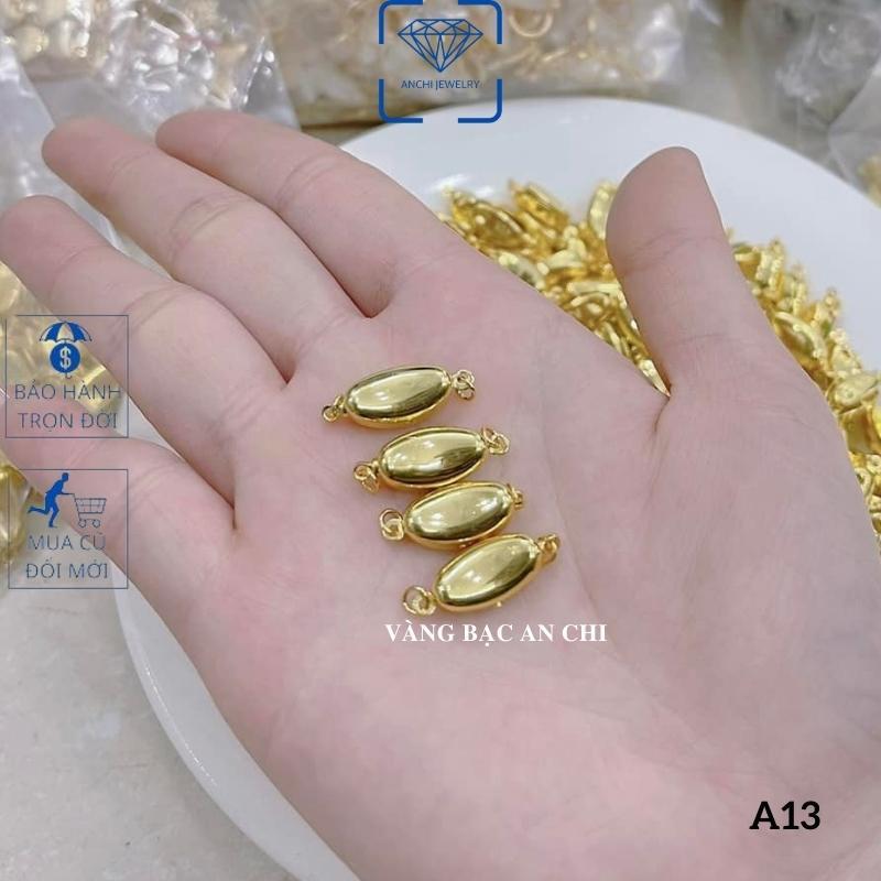 Khóa chốt làm vòng cổ hạt trai, phụ kiện vòng tay phong thuỷ, vòng handmade, Anchi Jewelery