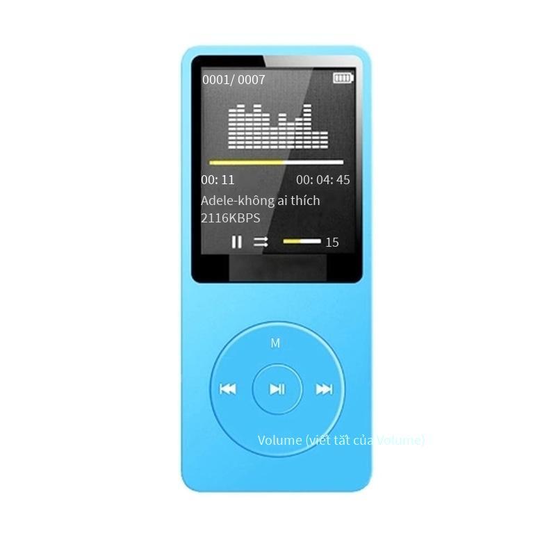 Ưu đãi đặc biệt Máy nghe nhạc MP4 MP3 thể thao màn hình 1.8 inch dành cho học sinh và người lớn Walkman phổ thông có thể cắm thẻ TF