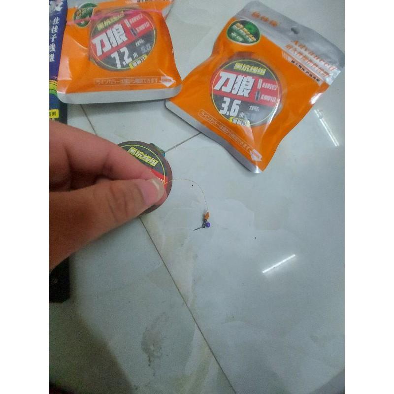 Trục câu đài buộc sẵn + thẻo câu đài buộc sẵn loại xịn