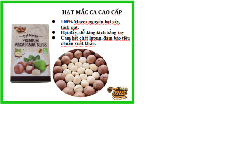 Hạt Mắc ca Maca TMA Farms Rang Tách Tay(250g)