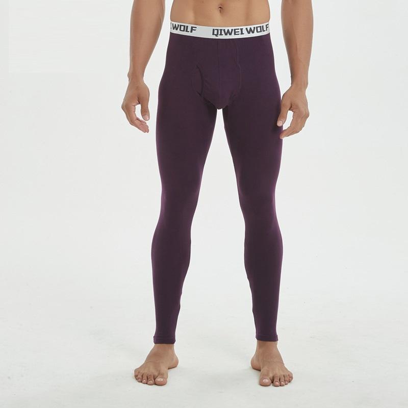Quần lót sinh nhiệt nam mỏng Modal Quần Legging Thon thun dài johns đáy
