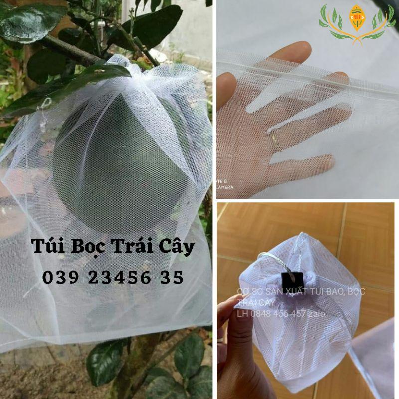 100 cái Túi Bao Bọc Trái Bưởi, Dưa Lưới Chống Ruồi Vàng Hiệu Quả